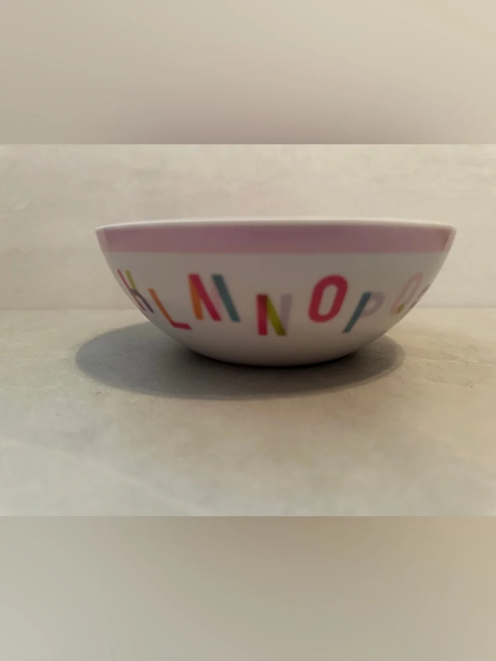 Pottery Barn Kids Melamine Bowl ABCs Theme